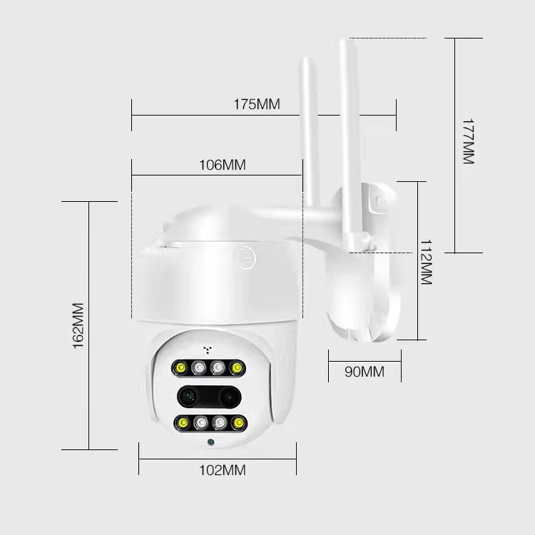 QX48 Pixels 1080P HD Wireless IP Camera, Support Motion Detection & Infrared Night Vision & TF Card(EU Plug) - Security by buy2fix | Online Shopping UK | buy2fix