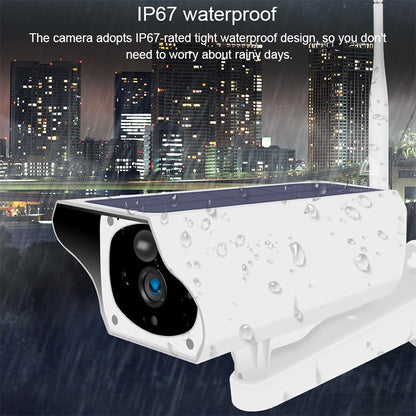 T1-2 2 Megapixel WiFi Version Outdoor Waterproof Solar HD Monitor Camera without Battery & Memory, Support Infrared Night Vision & Motion Detection / Alarm & Voice Intercom & Mobile Surveillance - Security by buy2fix | Online Shopping UK | buy2fix