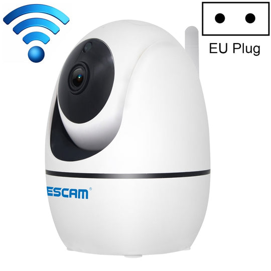 Caméra IP WiFi ESCAM PVR008 HD 1080P, prise en charge de la détection de mouvement/vision nocturne, distance IR: 10 m, prise UE