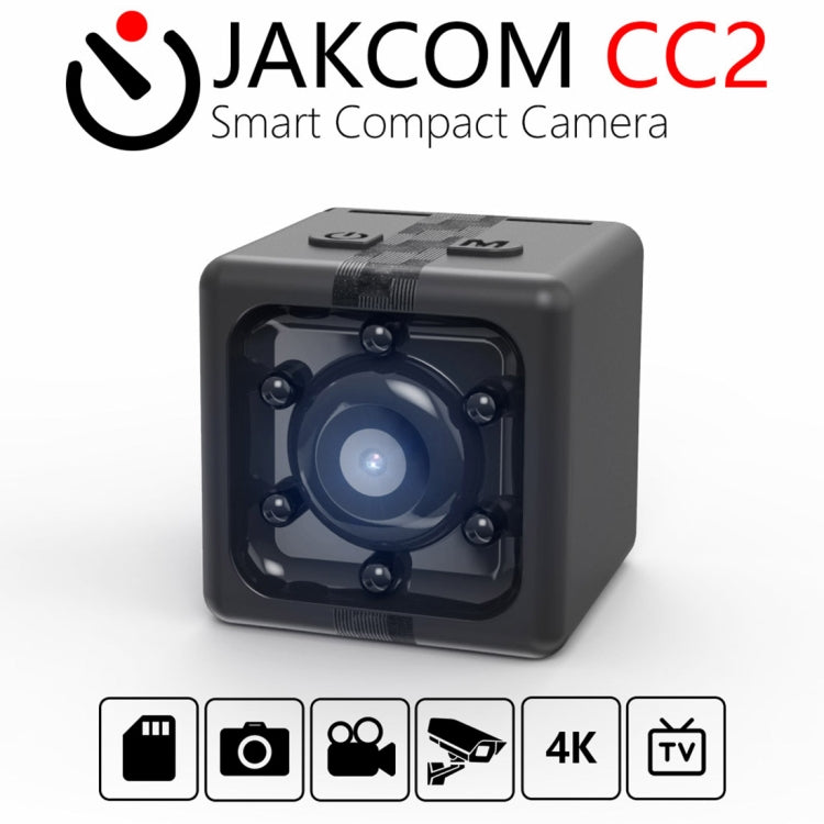 JAKCOM CC2 1080P HD Recorder Cube Smart Mini Camera, with Infrared Night Vision & Motion Detection(Black) - Security by JAKCOM | Online Shopping UK | buy2fix