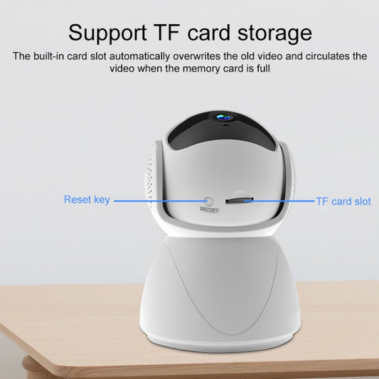 ZAS-5G01 1080P Home 5G WiFi Dual-band Panoramic Camera with 32GB TF Card, Support IR Night Vision & AP Hot Spot & Designated Alarm Area, UK Plug by buy2fix