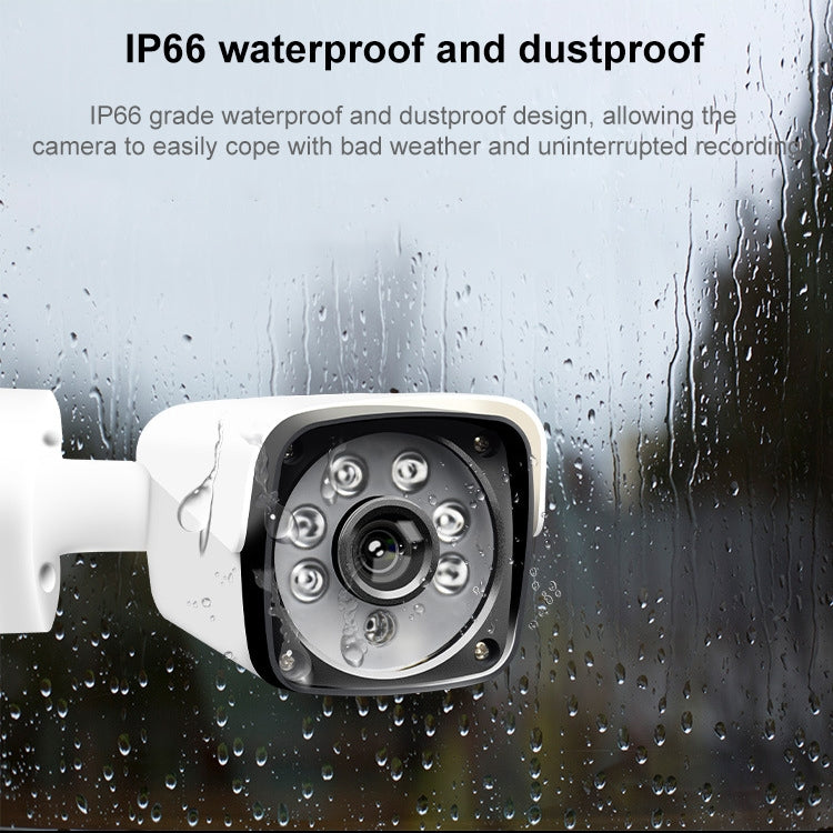 633H2 / IP POE (Power Over Ethernet) 1080P IP Camera Home Security Surveillance Camera, IP66 Waterproof, Support Night Vision & Phone Remote View(White) - Security by buy2fix | Online Shopping UK | buy2fix