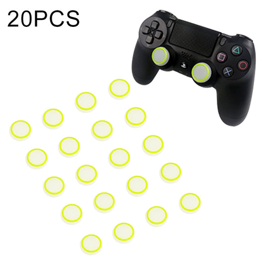 20 PCS Luminous Silicone Protective Cover for PS4 / PS3 / PS2 / XBOX360 / XBOXONE / WIIU Gamepad Joystick(Green) - Cases by buy2fix | Online Shopping UK | buy2fix