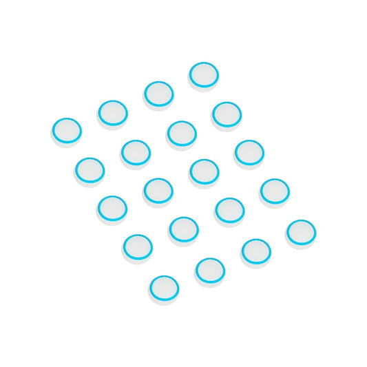 20 PCS Luminous Silicone Protective Cover for PS4 / PS3 / PS2 / XBOX360 / XBOXONE / WIIU Gamepad Joystick(Blue) by buy2fix