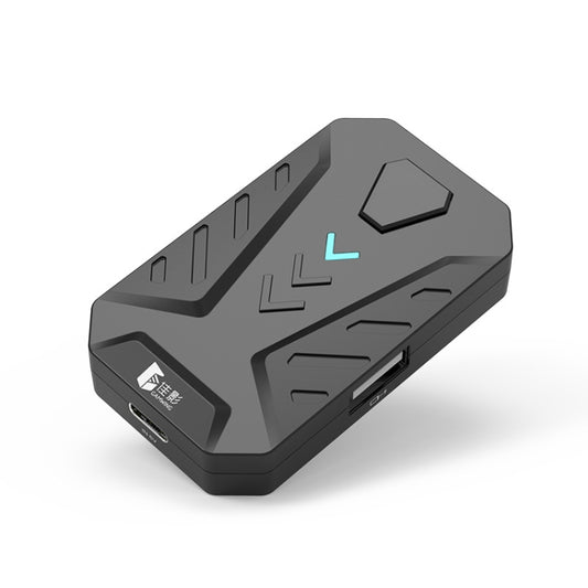 GAMWING MIX Portable Bluetooth 4.0 Keyboard Mouse Converter Eating Chicken Game Auxiliary Tool(Black) by GAMWING