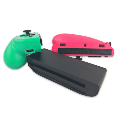 Left and Right Wireless Bluetooth Game Controller Gamepad for Switch Joy-Con(Green+Red) - Gamepads by buy2fix | Online Shopping UK | buy2fix