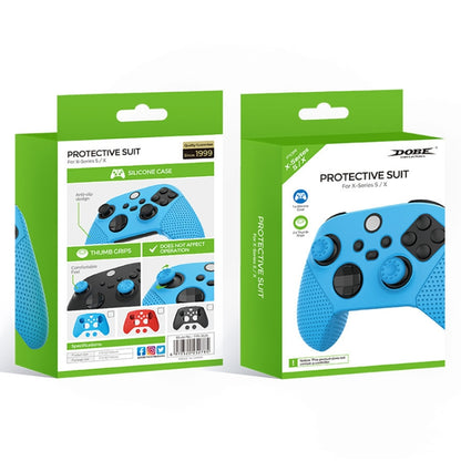 DOBE TYX-0626 Anti-slip Silicone Handle Protective Cover For Xbox Series X(Blue) - Cases by DOBE | Online Shopping UK | buy2fix