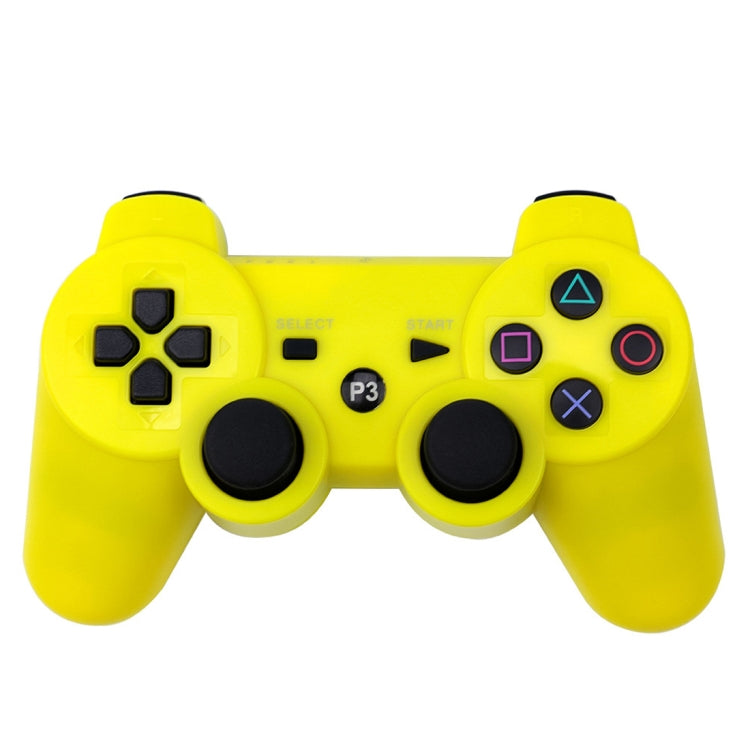 Snowflake Button Wireless Bluetooth Gamepad Game Controller for PS3(Yellow) - Gamepads by buy2fix | Online Shopping UK | buy2fix