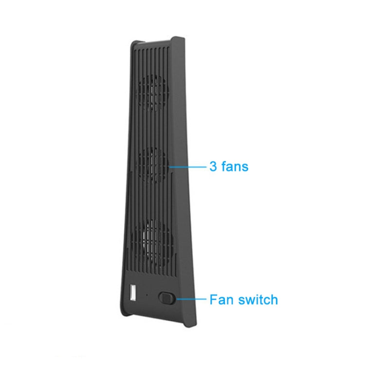 KJH P5-009 Console Cooling Fan For PS5(Black) by buy2fix