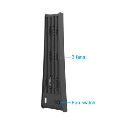 KJH P5-009 Console Cooling Fan For PS5(Black) by buy2fix