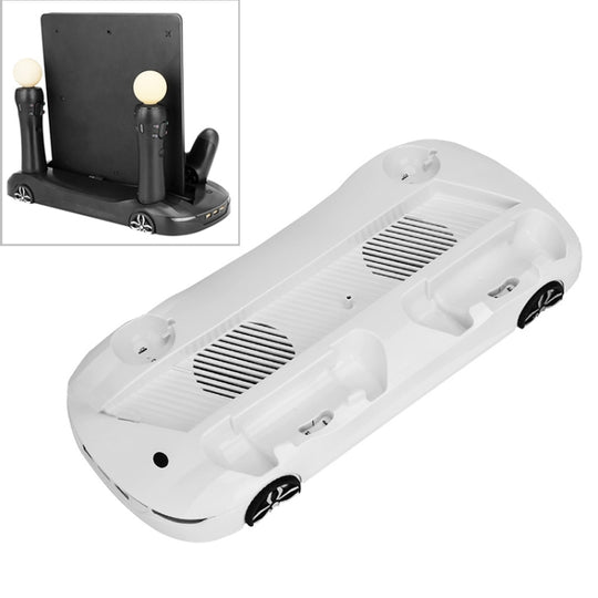 Machine hôte multifonction dissipant le support de base de charge de chaleur pour PS4 Pro / Slim (blanc)
