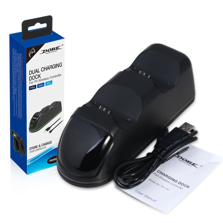 DOBE TP4-1781 Wireless Controller Dual Charging Dock LED Charger Handle Charger for  PS4 / Slim / Pro(Black) - Toys & Hobbies by DOBE | Online Shopping UK | buy2fix