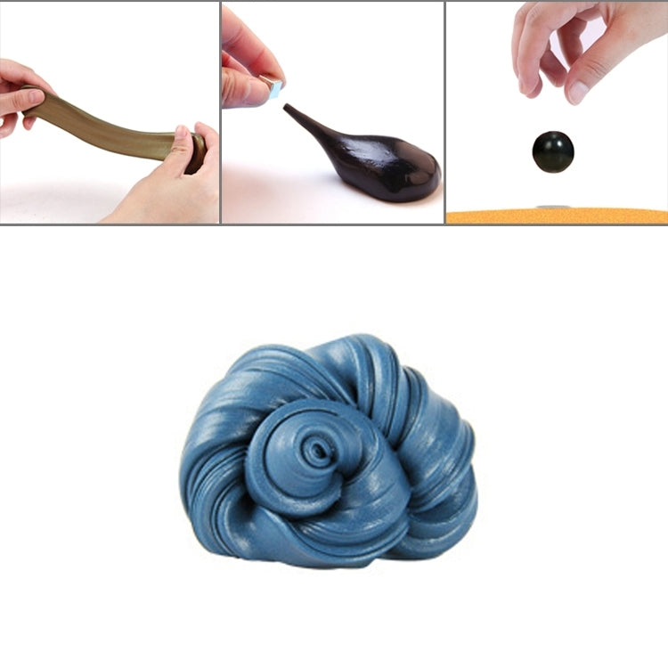 DIY Plasticine Slime Magnetic Rubber Mud Stress Reducer Anti-Anxiety Bouncing Putty Magic Clay Education Toy for Kids and Adults, Big Iron Box Size: 8x2.5cm(Blue) - Toys & Hobbies by buy2fix | Online Shopping UK | buy2fix