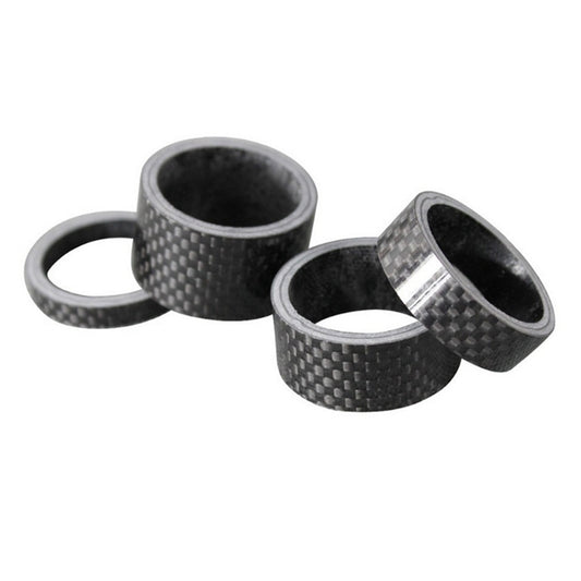 Bicycle Front Fork Headset Carbon Fiber Gasket Stem Wrist Backing Ring 3K Carbon Fiber 5 / 10 / 15 / 20mm by buy2fix