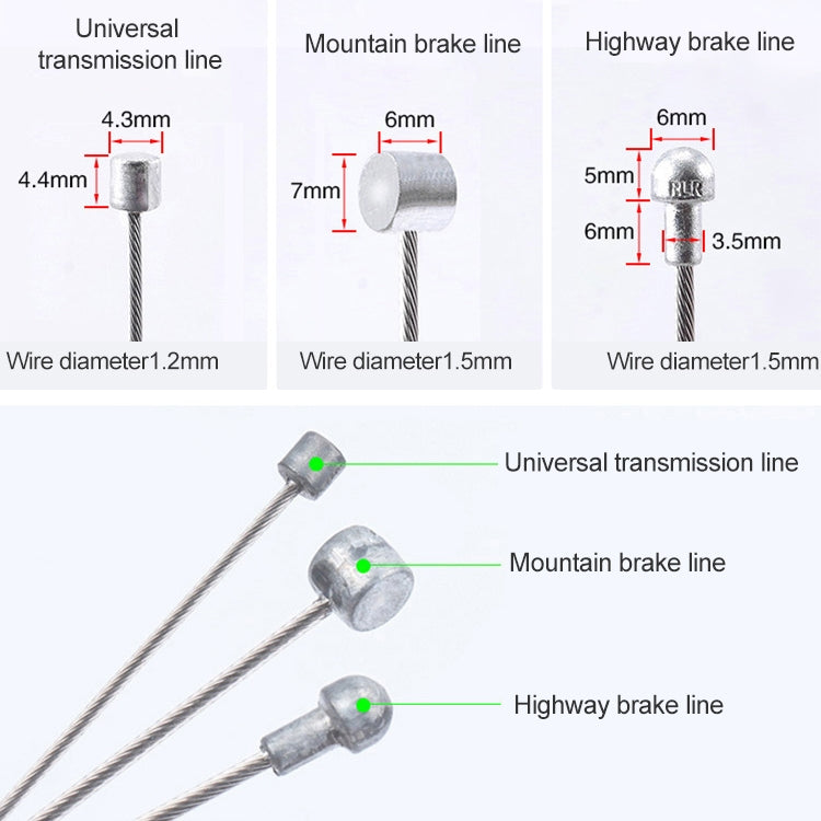 7 in 1 Universal PVC Bicycle Variable Speed Cable Tube Set(Blue) - Outdoor & Sports by buy2fix | Online Shopping UK | buy2fix