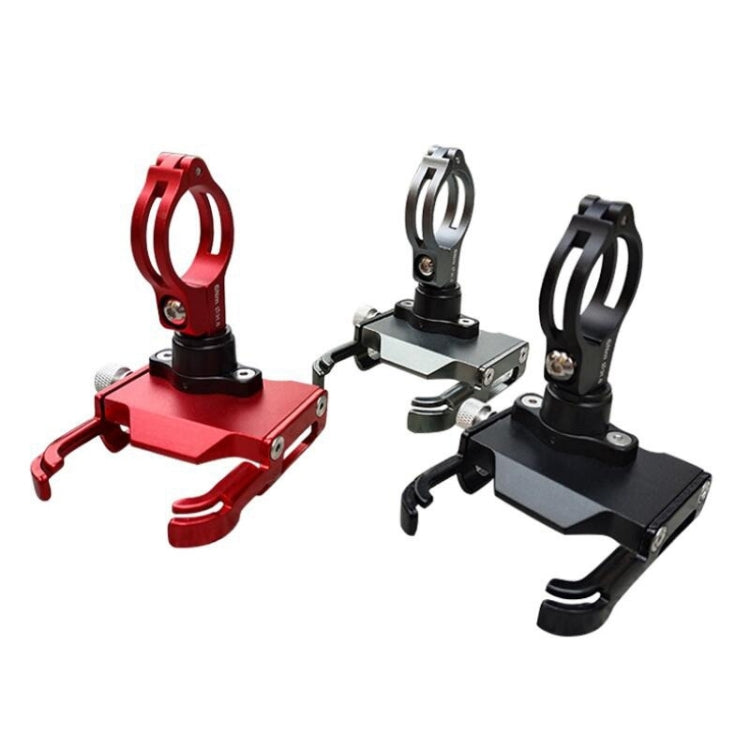 BIKERSAY MP008 Bike Motorcycle Aluminum Alloy Phone Holder Handlebar Clips (Red) - Outdoor & Sports by BIKERSAY | Online Shopping UK | buy2fix