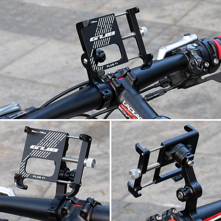 GUB Plus 11 Rotatable Bicycle Phone Holder(Black) - Holders by GUB | Online Shopping UK | buy2fix