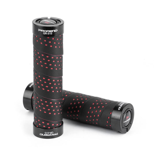 PROMEND GR-515 1 Pair Shock-absorbing Anti-skid Mountain Bike Grips Cover (Black Red) - Outdoor & Sports by PROMEND | Online Shopping UK | buy2fix