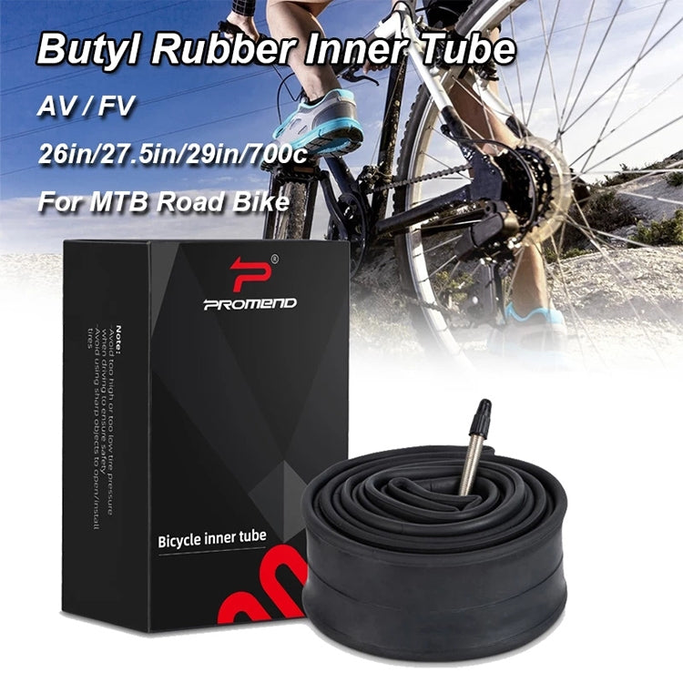 PROMEND 27.5 x 1.95 AV Mountain Bike Butyl Pneumatic Inner Tube - Others by PROMEND | Online Shopping UK | buy2fix