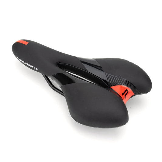 PROMEND SD-567 Hollow Breathable Silicone Racing Bicycle Saddle(Black Red) by PROMEND