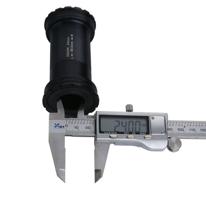 BB386 Press Fit Style EVO Bottom Bracket Fits 86.5mm for SHIMANO / SRAM / FSA Mountain Bike (Black) by buy2fix