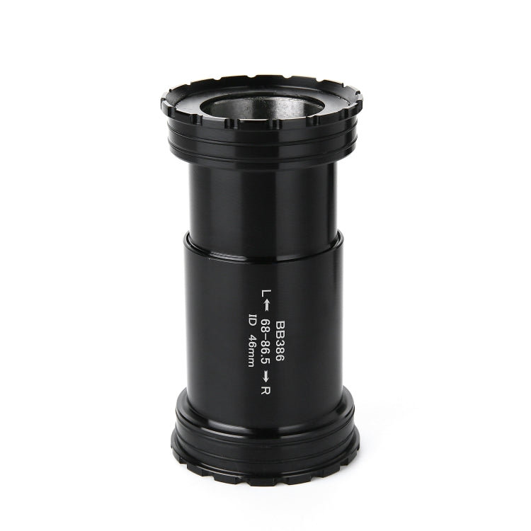 BB386 Press Fit Style Bottom Bracket Fits 68-86.5mm for SRAM / Rotor / FSA Mountain Bike (Black) by buy2fix