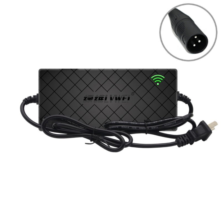 LVWEI LV72-3 AC 220V Cannon Interface Electromobile Smart Lithium Battery Charger, CN Plug - Accessories & Parts by buy2fix | Online Shopping UK | buy2fix