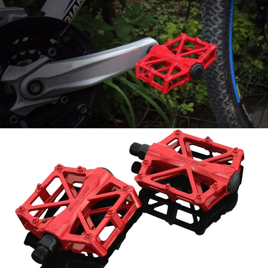 BaseCamp BC-671 Aluminum Alloy Pedal Non-slip Comfortable Bicycle Pedal (Red) - Outdoor & Sports by buy2fix | Online Shopping UK | buy2fix