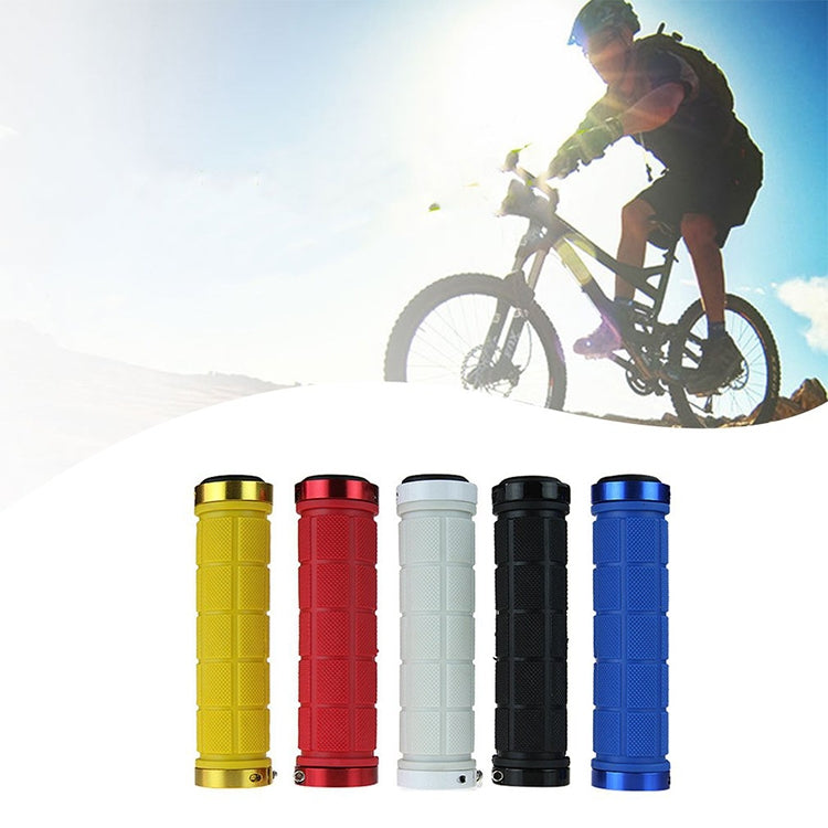 BaseCamp BC-607 1 Pair Bicycle MTB Bike Lock-on Rubber Handlebar Grips (Red) - Outdoor & Sports by buy2fix | Online Shopping UK | buy2fix