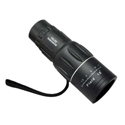 16x52 Portable Professional High Times High Definition Dual Focus Zoom Monocular Telescope by Zoom