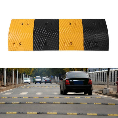 Herringbone Rubber Speed Bump, Size: 100x35x4cm - Speed Bumps by buy2fix | Online Shopping UK | buy2fix