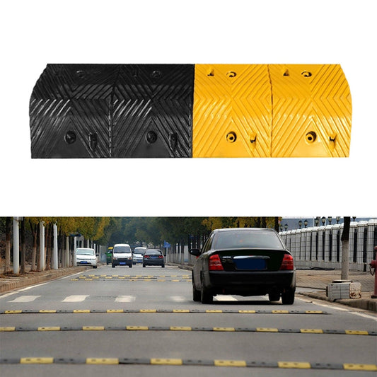 Herringbone Rubber Speed Bump, Size: 100x35x7cm - Speed Bumps by buy2fix | Online Shopping UK | buy2fix