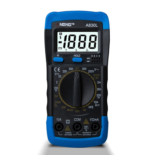 ANENG A830L Handheld Multimeter Household Electrical Instrument(Blue Grey) by ANENG