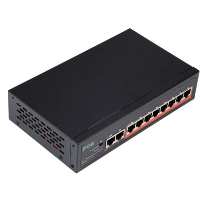 8 Ports 10/100Mbps POE Switch IEEE802.3af Power Over Ethernet Network Switch for IP Camera VoIP Phone AP Devices -  by buy2fix | Online Shopping UK | buy2fix