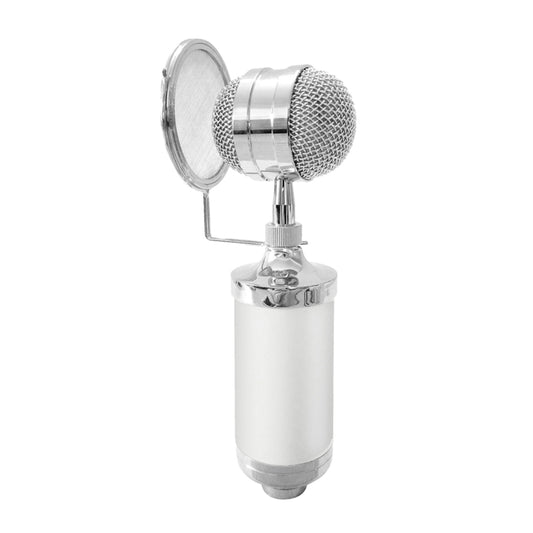 3000 Home KTV Mic Condenser Sound Recording Microphone with Shock Mount & Pop Filter for PC & Laptop, 3.5mm Earphone Port, Cable Length: 2.5m(White) - Consumer Electronics by buy2fix | Online Shopping UK | buy2fix