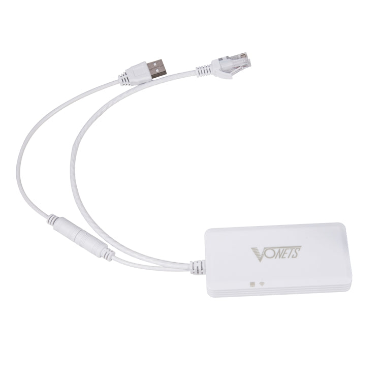 VONETS VAP11G-500S High Power CPE 20dbm Mini WiFi 300Mbps Bridge WiFi Repeater Signal Booster, Outdoor Wireless Point to Point, No Abstacle(White) - Network Hardware by VONETS | Online Shopping UK | buy2fix