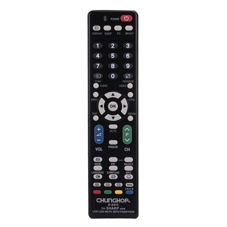 CHUNGHOP E-S915 Universal Remote Controller for SHARP LED TV / LCD TV / HDTV / 3DTV - Consumer Electronics by CHUNGHOP | Online Shopping UK | buy2fix