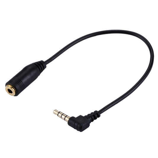 20cm 3.5mm Jack Audio Male to Female Headset Microphone Extension Cable(Black) by buy2fix