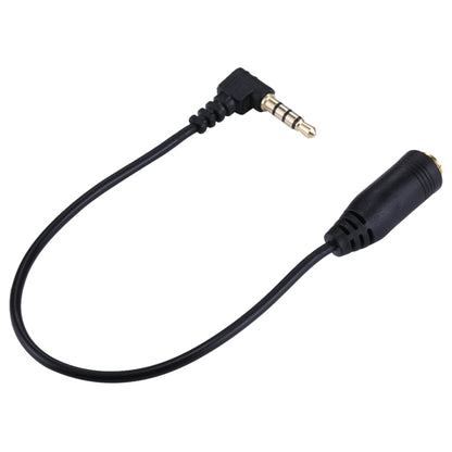 20cm 3.5mm Jack Audio Male to Female Headset Microphone Extension Cable(Black) - Camera Accessories by buy2fix | Online Shopping UK | buy2fix
