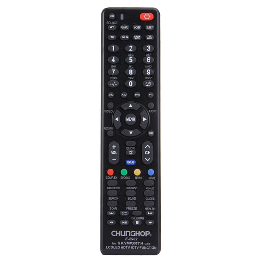 CHUNGHOP E-S902 Télécommande universelle pour TV LED SKYWORTH / TV LCD / HDTV / 3DTV