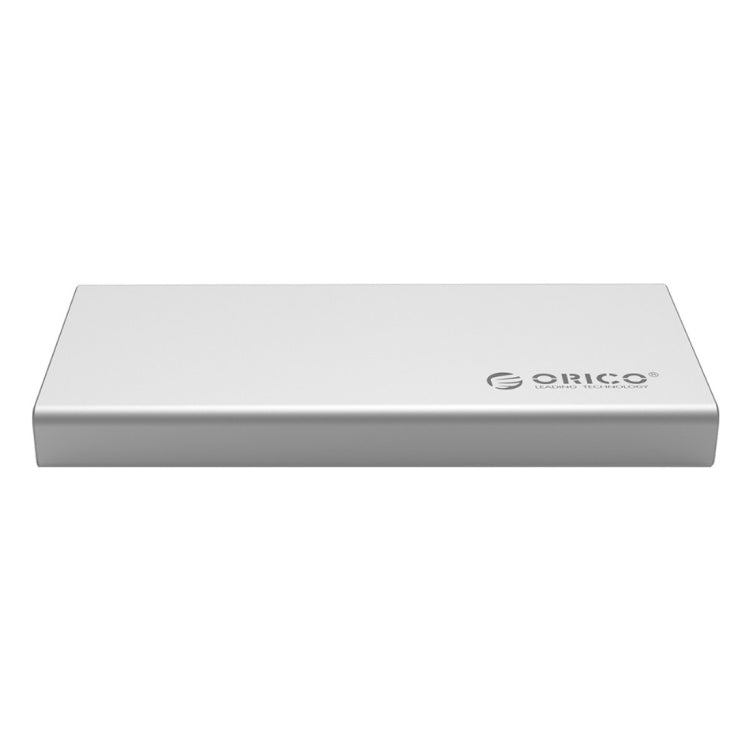ORICO MSA-UC3 USB 3.1 Type C Aluminum External Storage Enclosure Hard Disk Box for 50mm x 30mm M-SATA SSD(Silver) - HDD Enclosure by ORICO | Online Shopping UK | buy2fix