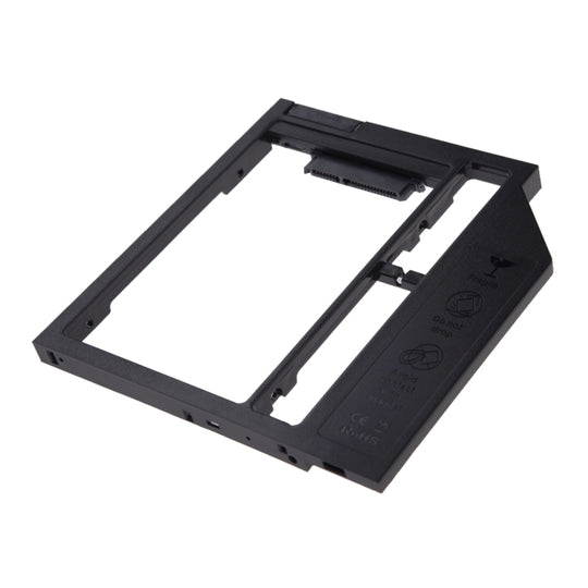 Universelle 9/9,5-mm-SATA3-Festplattenlaufwerk-HDD-Caddy-Adapterschachthalterung für Notebooks (Schwarz)