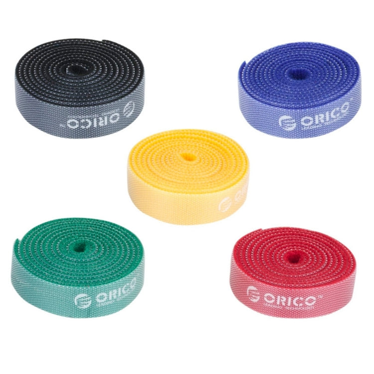 ORICO CBT-5S 5 in 1 Colors Reusable & Dividable Hook and Loop Sticky Cable Ties for Data Cable / Power Cord, Length: 1m - Cable Ties & Organizers by ORICO | Online Shopping UK | buy2fix