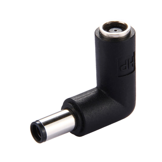 DC 7406 Male to DC 7406 Female Connector Power Adapter for HP Laptop Notebook, 90 Degree Right Angle Elbow by buy2fix