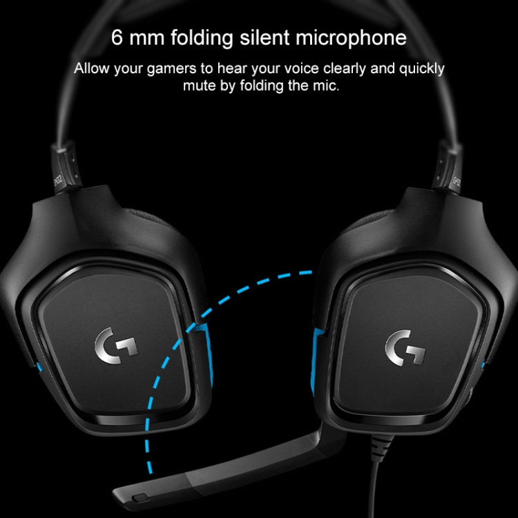 Logitech G431 Dolby 7.1 Surround Sound Stereo Folding Noise Reduction Competition Gaming Headset - Computer & Networking by Logitech | Online Shopping UK | buy2fix