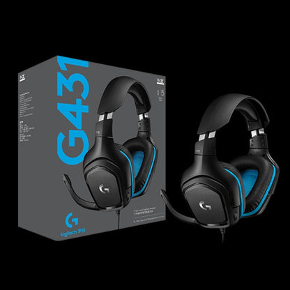 Logitech G431 Dolby 7.1 Surround Sound Stereo Folding Noise Reduction Competition Gaming Headset - Computer & Networking by Logitech | Online Shopping UK | buy2fix