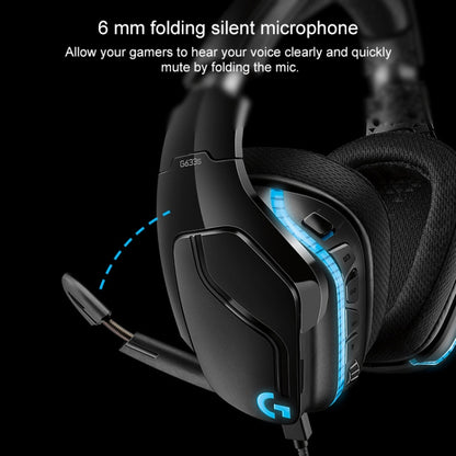 Logitech G633S Dolby 7.1 Surround Sound Stereo Colorful Lighting Noise Reduction Competition Gaming Wired Headset - Computer & Networking by Logitech | Online Shopping UK | buy2fix