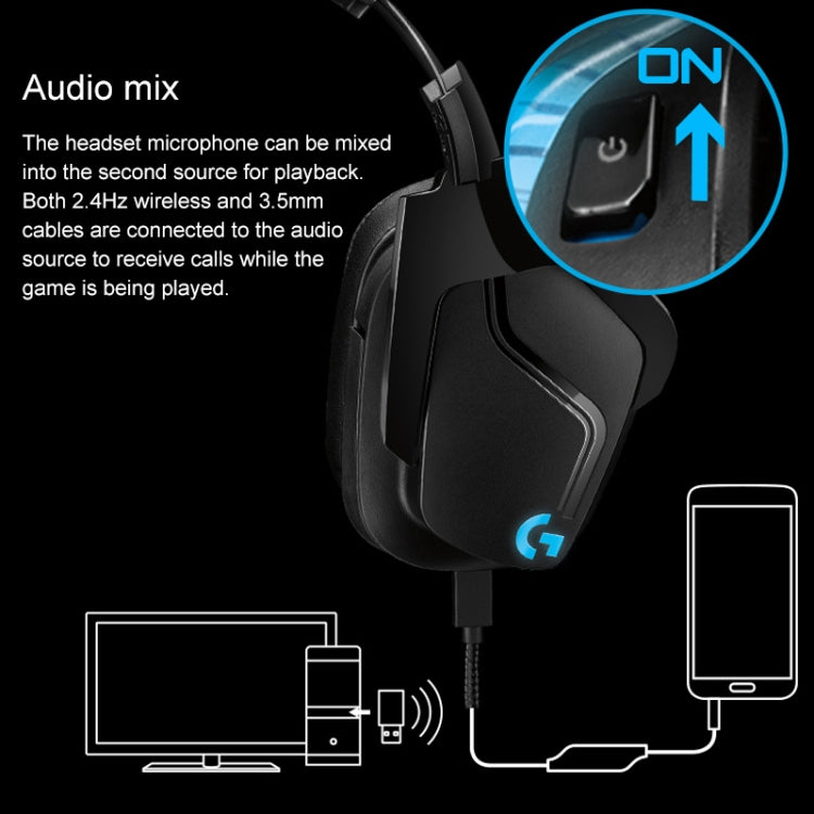 Logitech G933S Wireless Wired Dual-mode EarphoneDolby 7.1 Stereo Noise Reduction Competition Gaming Headset - Computer & Networking by Logitech | Online Shopping UK | buy2fix