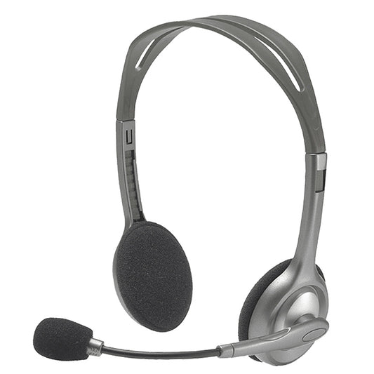 Logitech H110 Dual 3.5mm Audio Plugs Stereo Headset by Logitech
