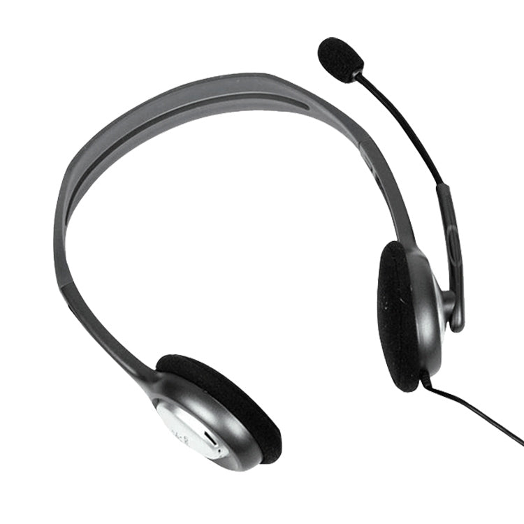 Logitech H110 Dual 3.5mm Audio Plugs Stereo Headset -  by Logitech | Online Shopping UK | buy2fix